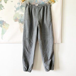 Aritzia Wilfred Free Joggers Size XS Dionne Pants Heather Gray Flannel Pull On
